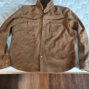 Men's suede shacket 3xl nice! EUC